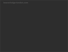 Tablet Screenshot of beaverlodge-london.com
